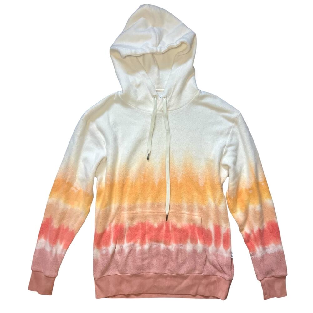 Feat Blanket Blend Tie Dye Hoodie Desert Sunset Size Small Womens
